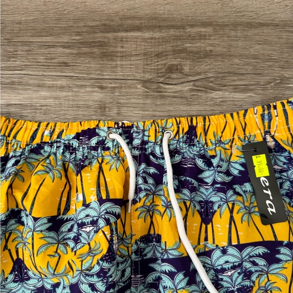 NWT Jera palm print tropical swim board shorts XL - Picture 5 of 7
